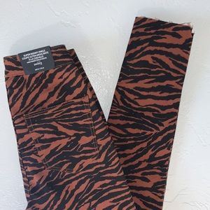 Print skinny jeans